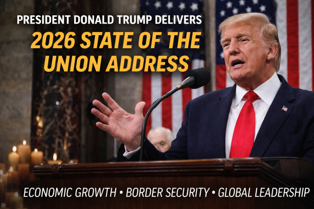 President Donald Trump Delivers 2026 State of the Union Address